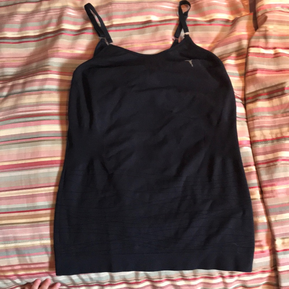 Puma black workout tank